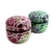 九谷つばき缶セット(上かりがね茶、特上八女茶)