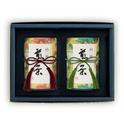 吟雅2缶セット(特上八女茶、特上知覧茶)